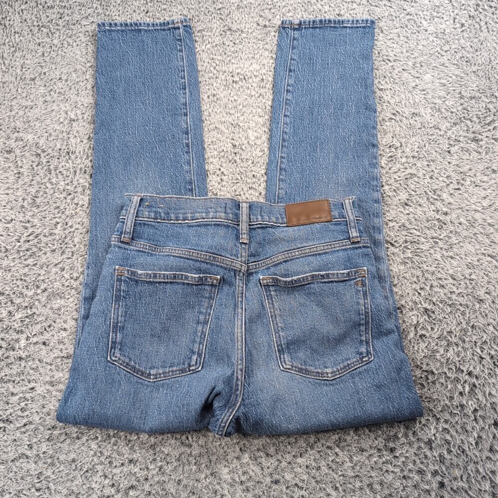 Madewell Jeans Women 26 Blue Denim Stretch The High Rise Slim Boy Jean Casual
